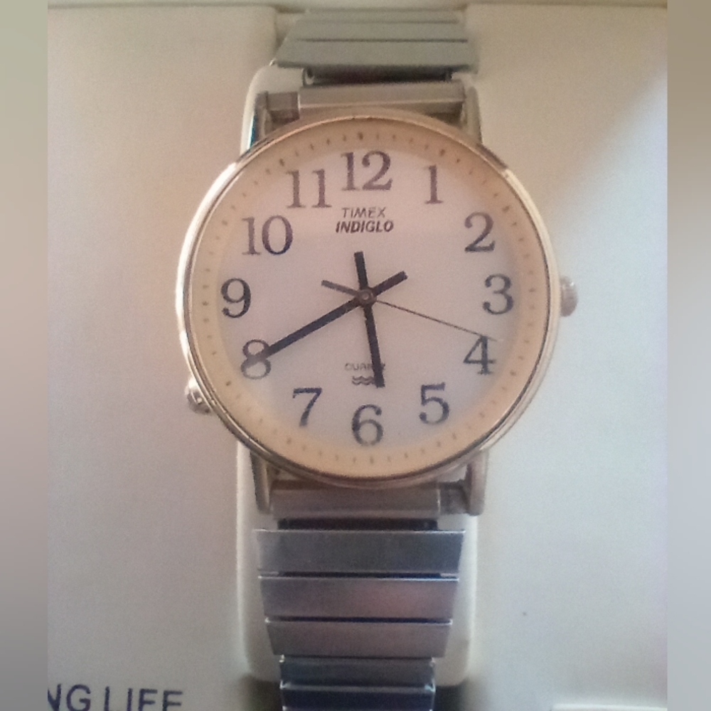 Timex Vintage Indiglo Stainless Steel Men’s Watch
